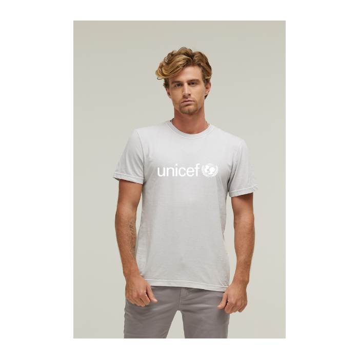 Camiseta Estonada Branco Gelo