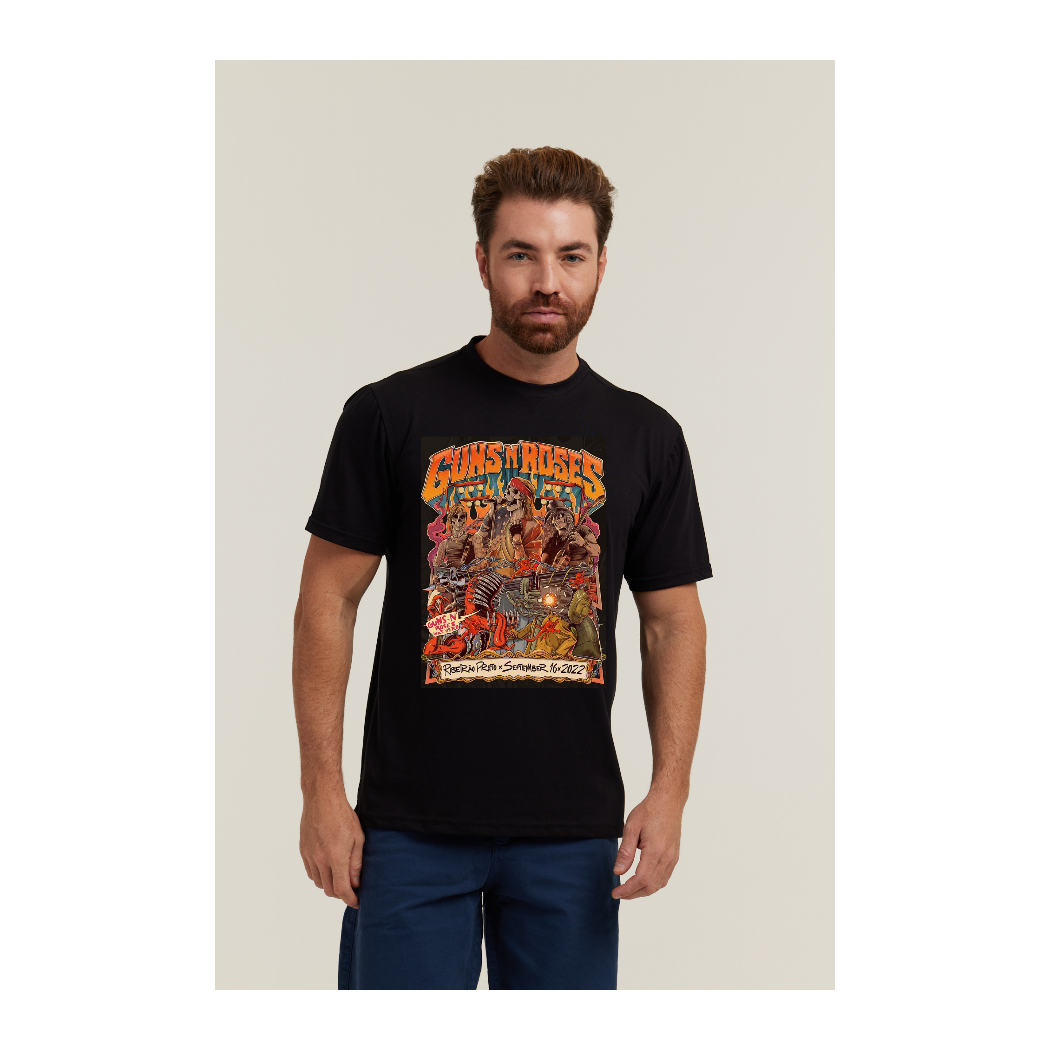 Camiseta Pima Preto