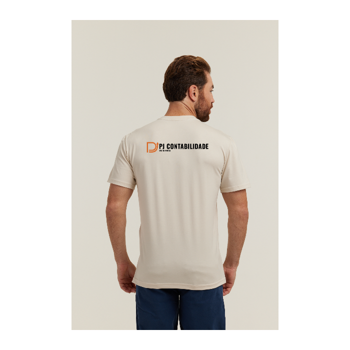 Camiseta Pima Areia