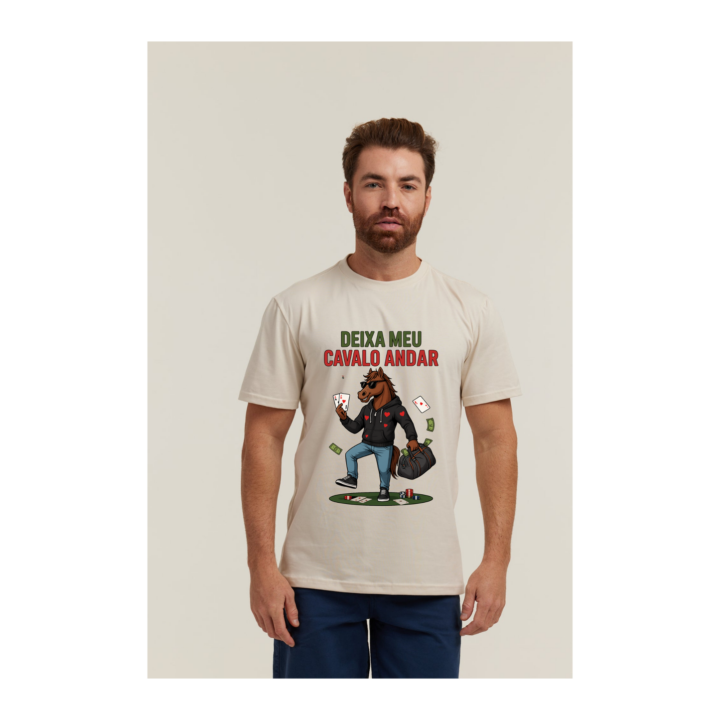 Camiseta Pima Areia