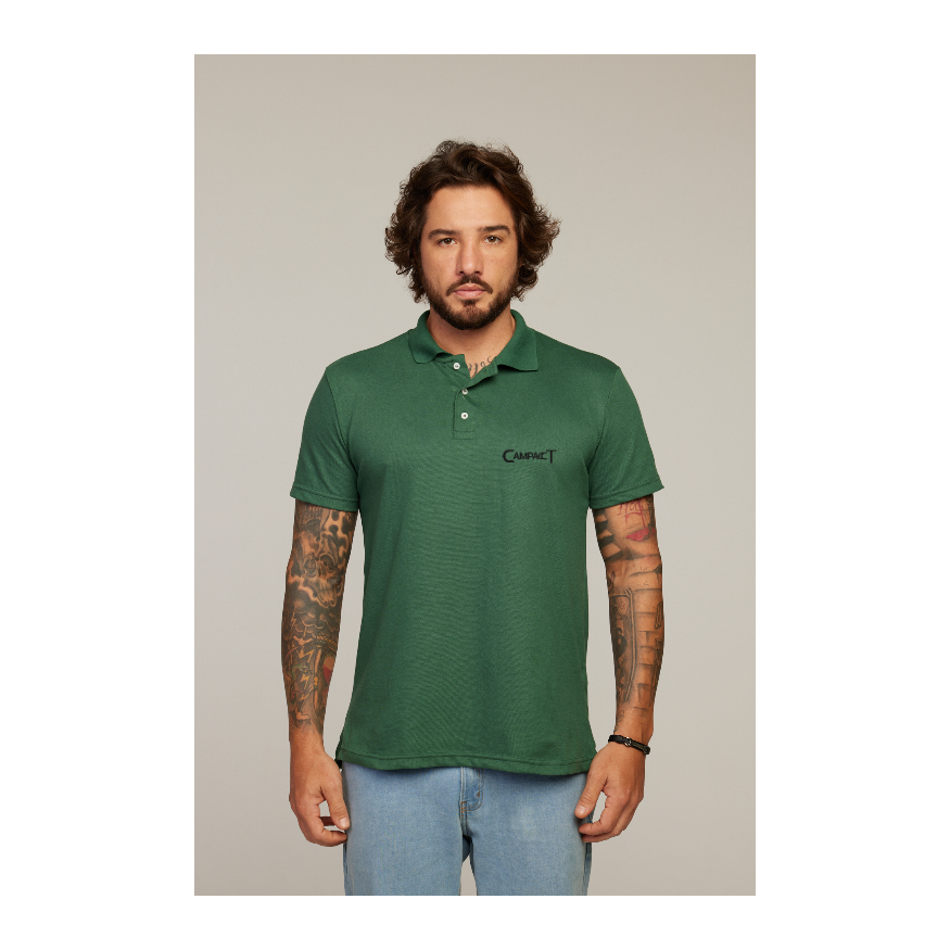 Camisa Polo Verde Musgo