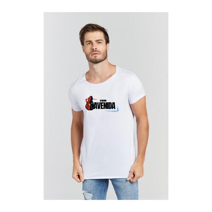 Camiseta Longline Branco