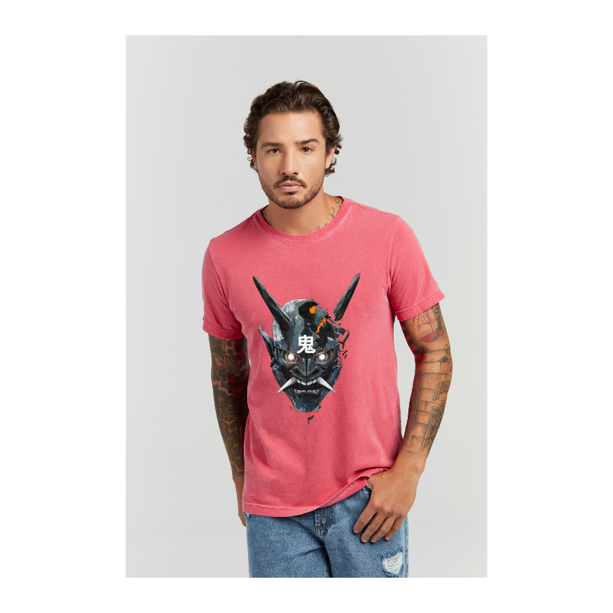 Camiseta Estonada Vermelho