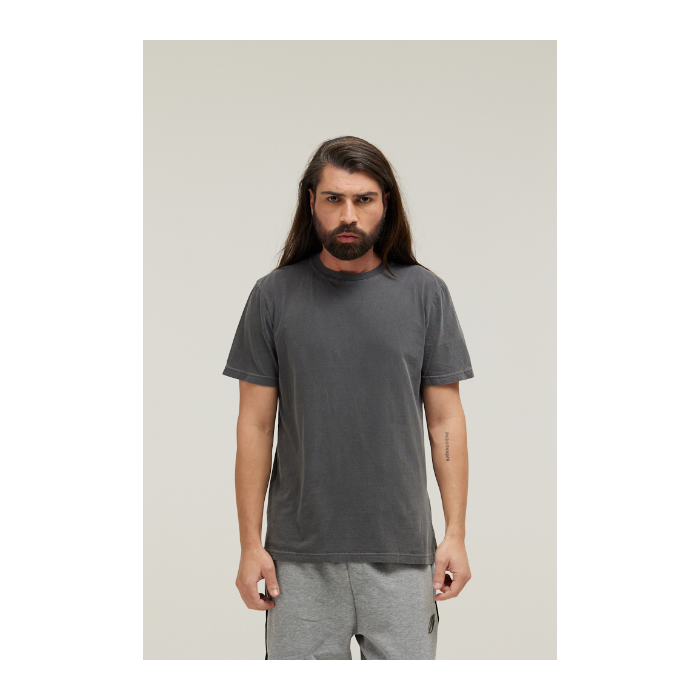 Camiseta Estonada Cinza Chumbo