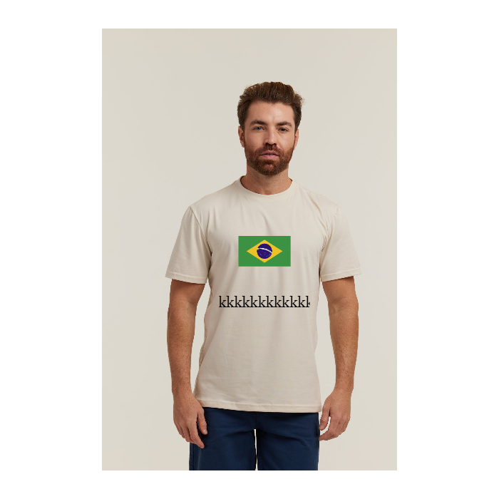 Camiseta Pima Areia