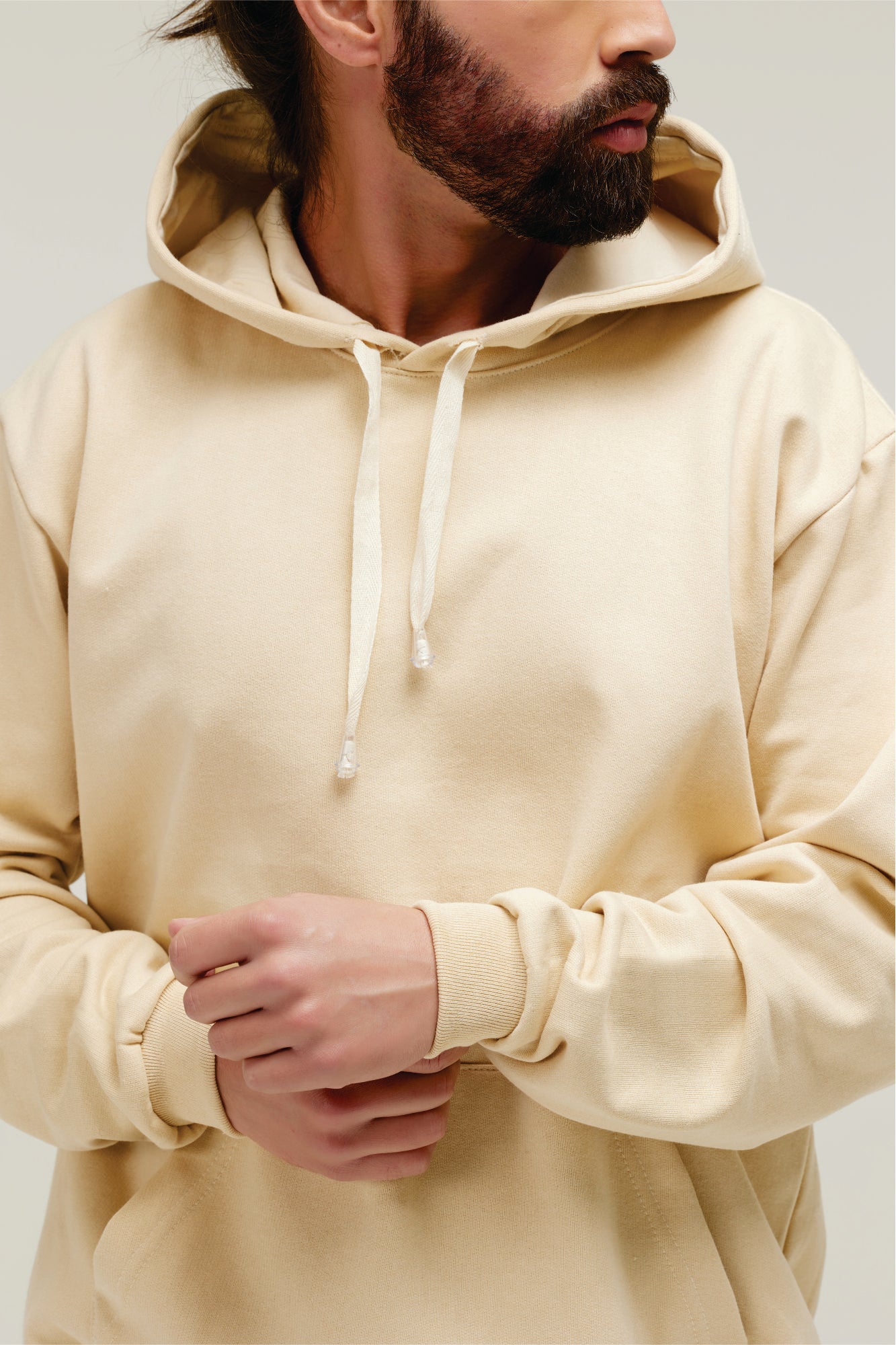 Moletom Canguru Areia