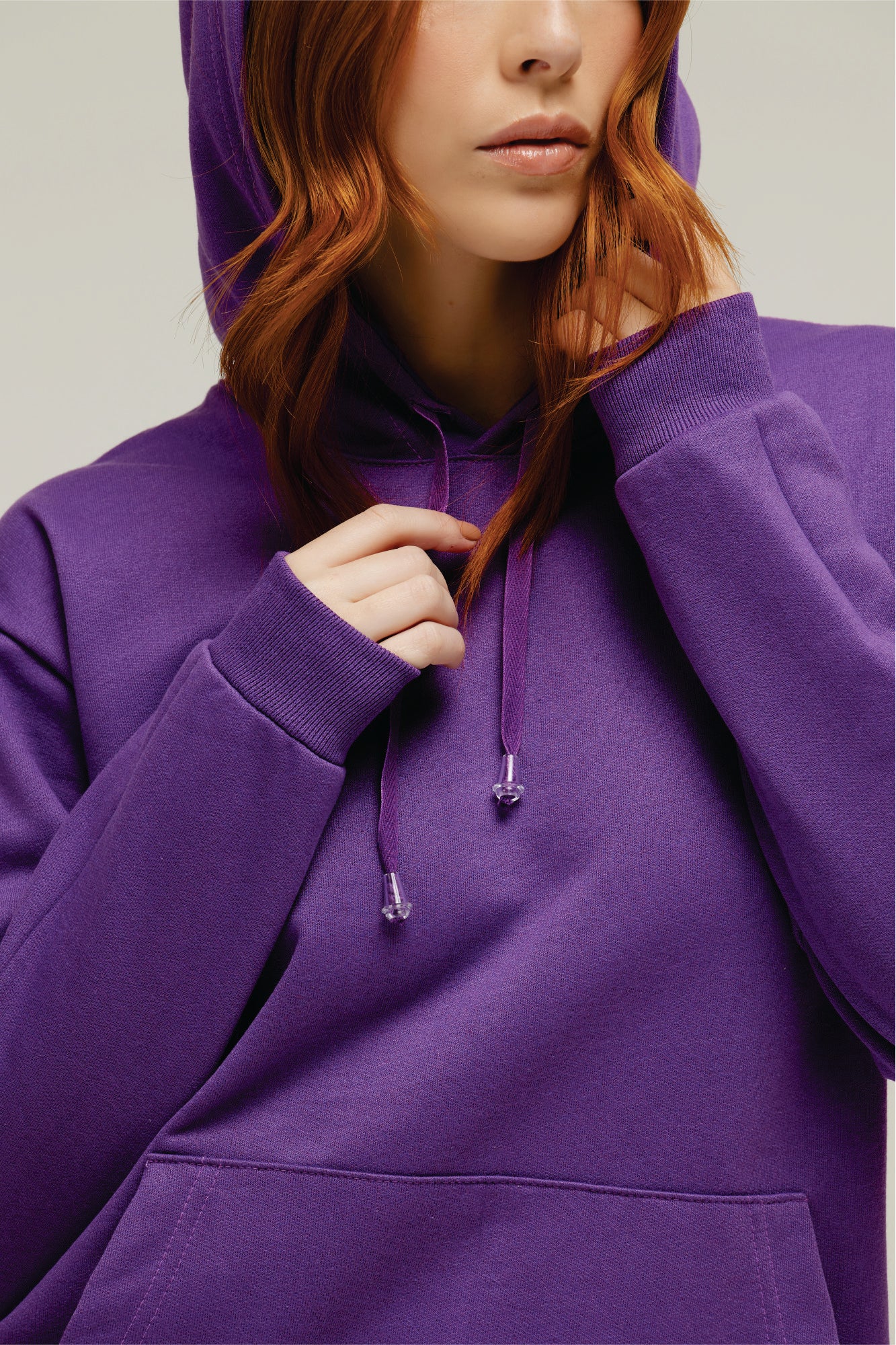 Moletom Canguru Roxo