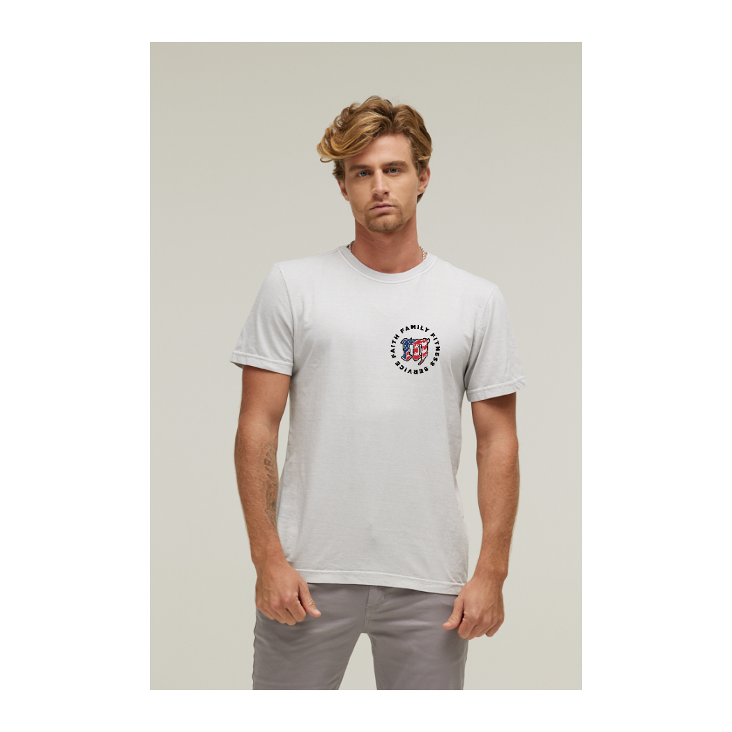 Camiseta Estonada Branco Gelo