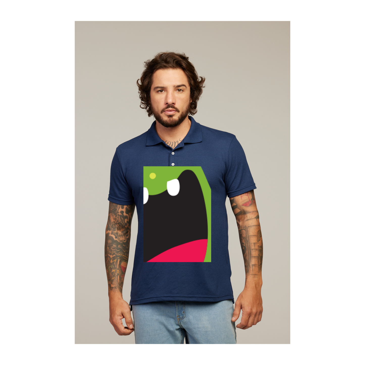 Camisa Polo Azul Marinho