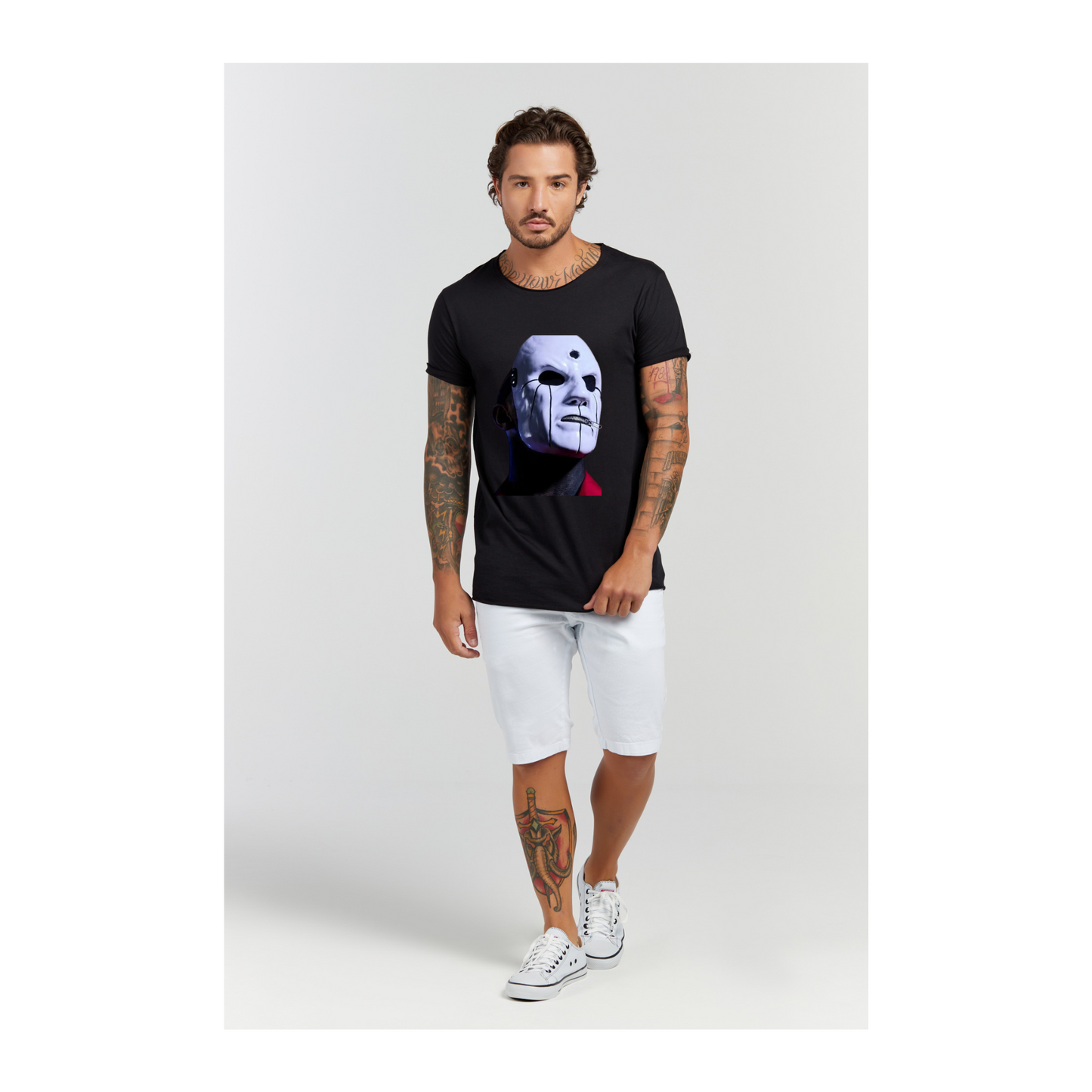 Camiseta Longline Preto
