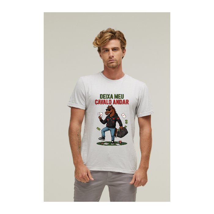 Camiseta Estonada Branco Gelo