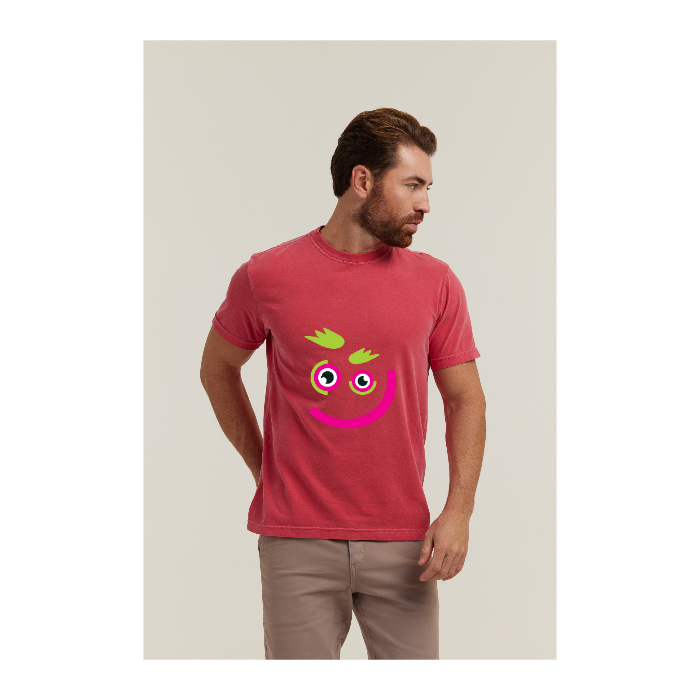 Camiseta Estonada Vermelho