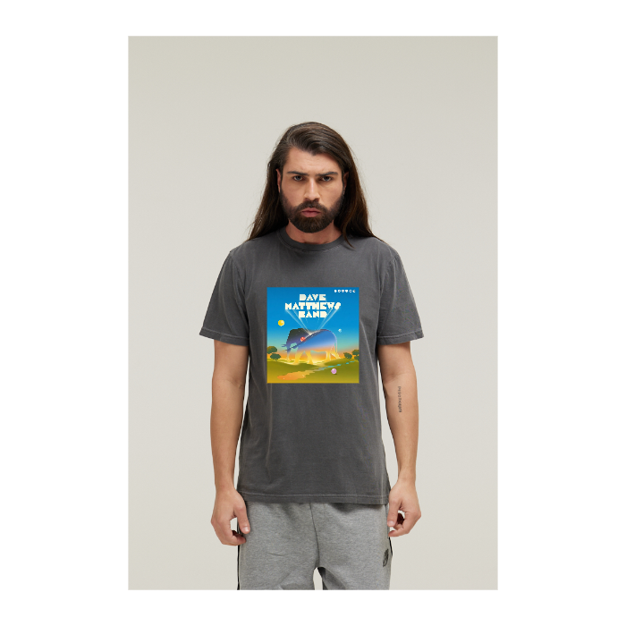 Camiseta Estonada Cinza Chumbo