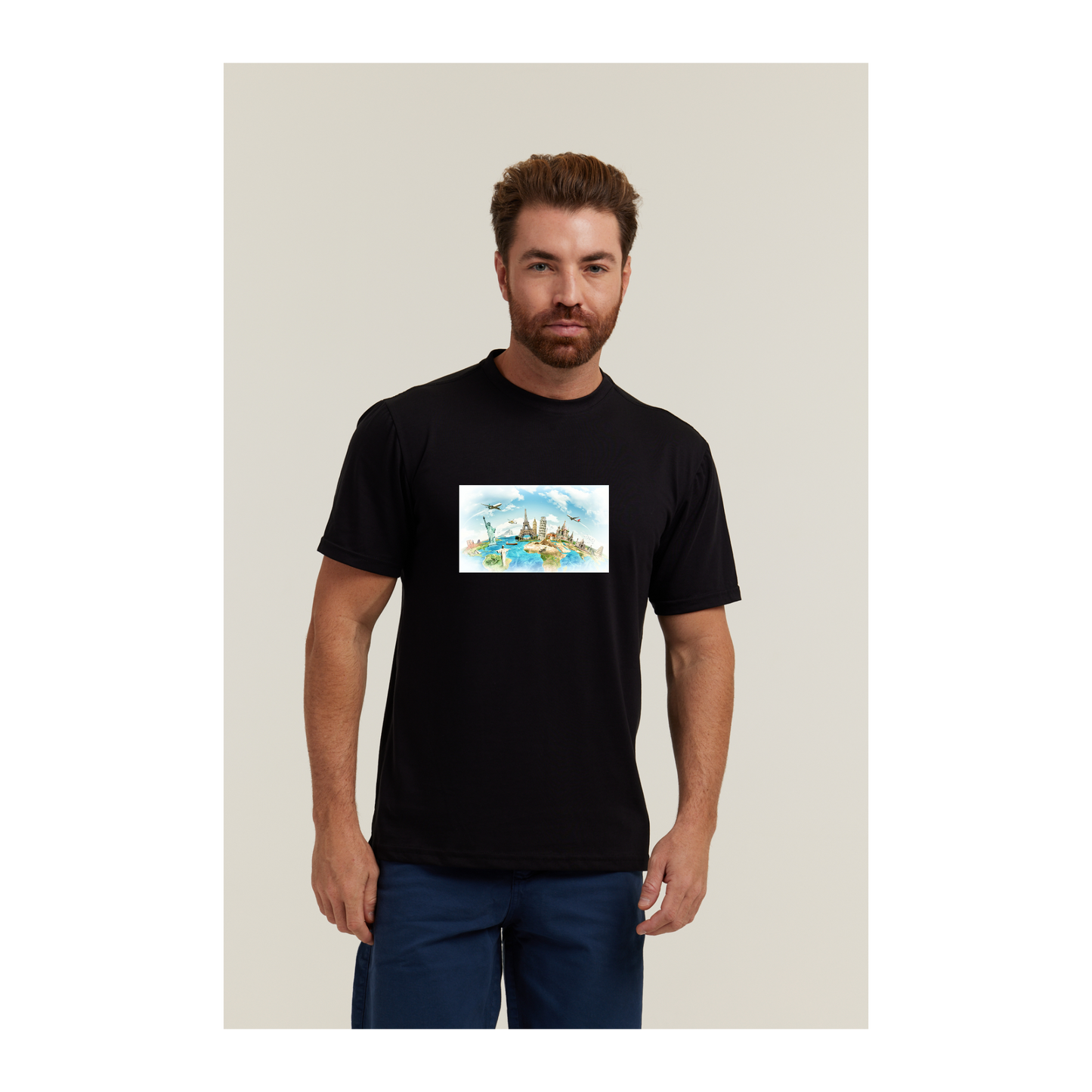 Camiseta Pima Preto