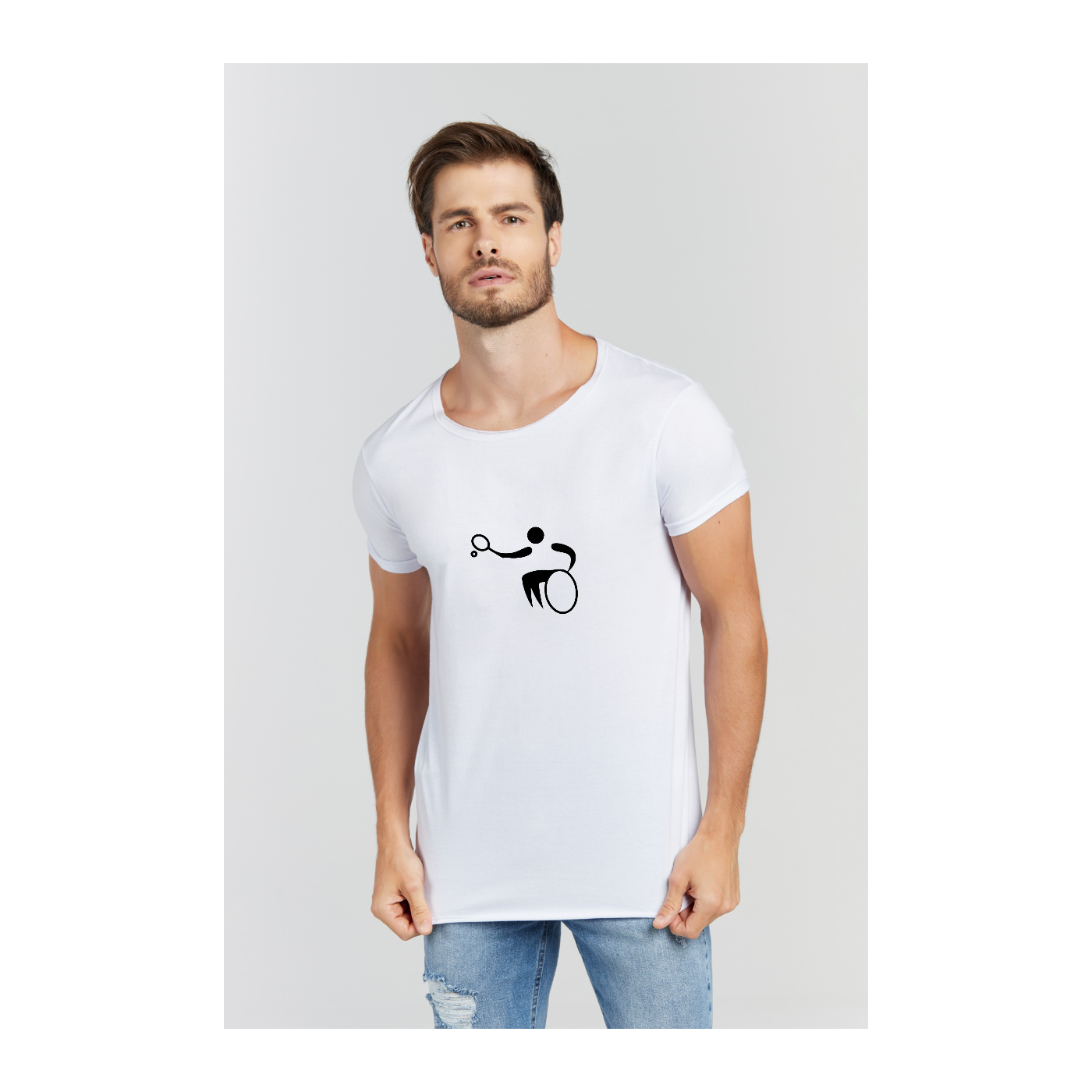 Camiseta Longline Branco