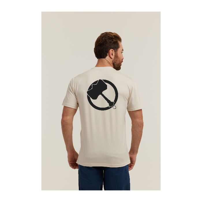 Camiseta Pima Areia