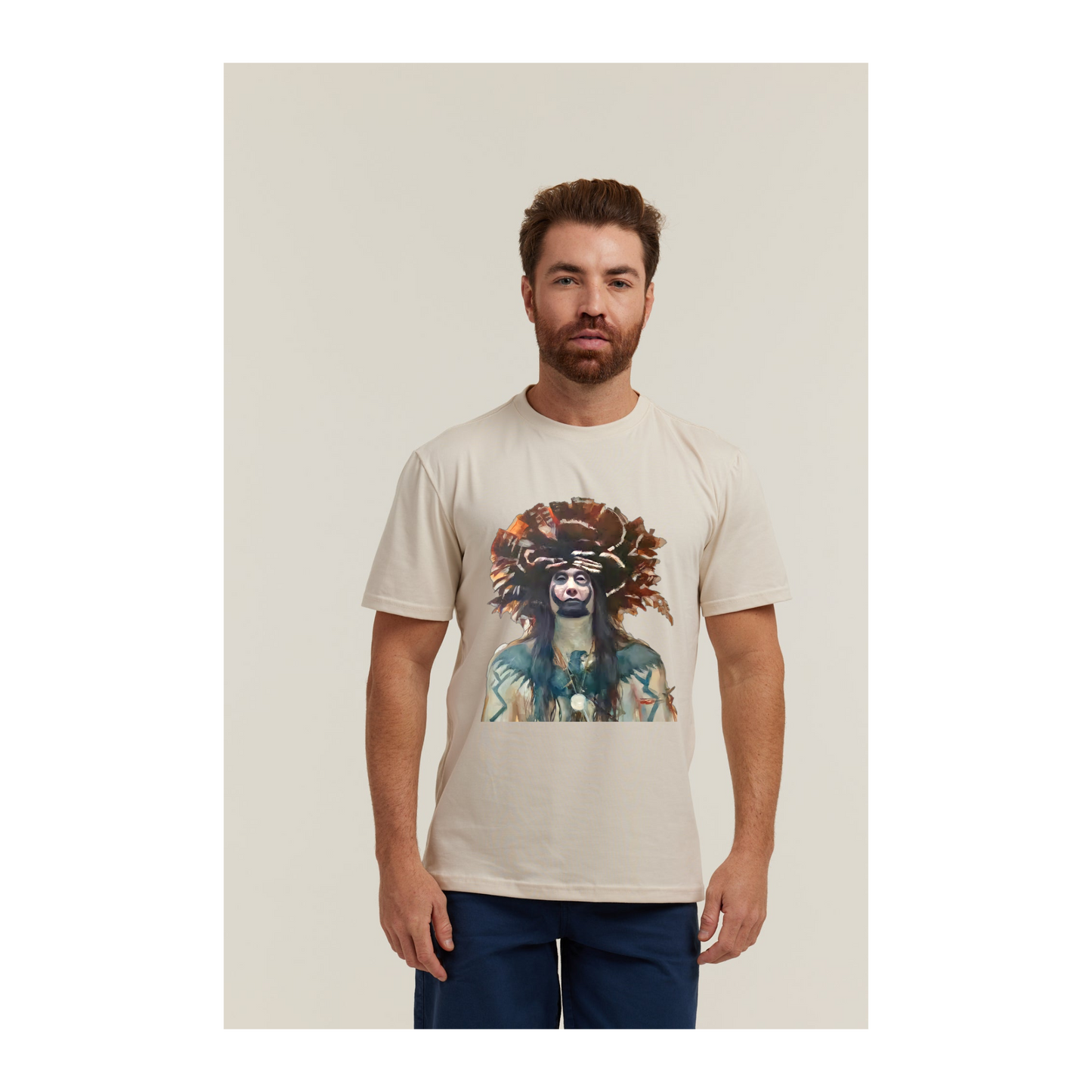 Camiseta Pima Areia