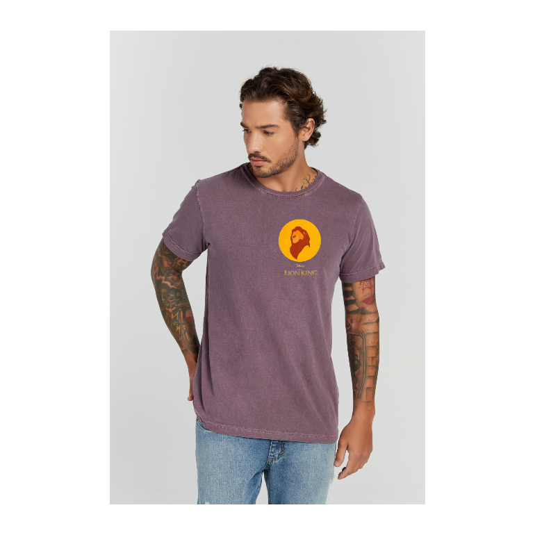 Camiseta Estonada Roxo