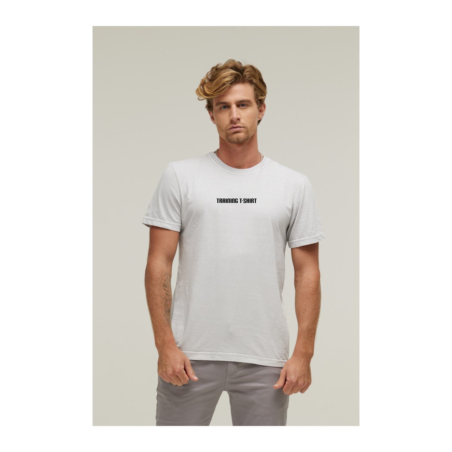 Camiseta Estonada Branco Gelo