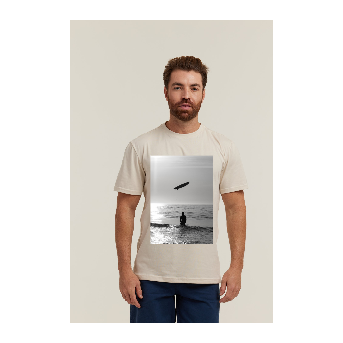 Camiseta Pima Areia