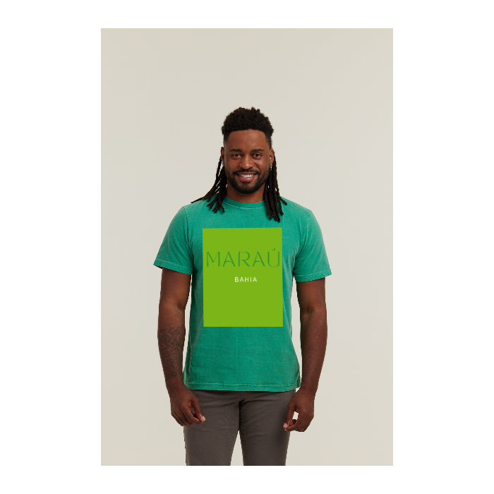 Camiseta Estonada Verde Bandeira