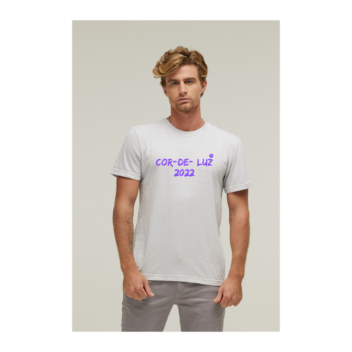 Camiseta Estonada Branco Gelo