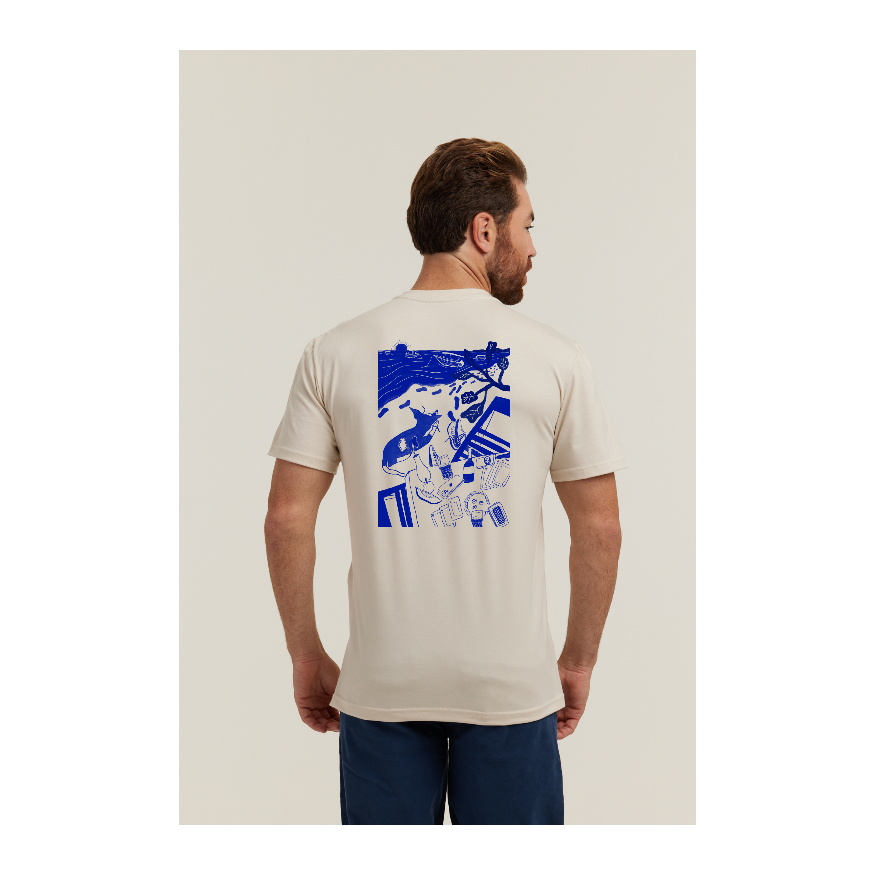 Camiseta Pima Areia