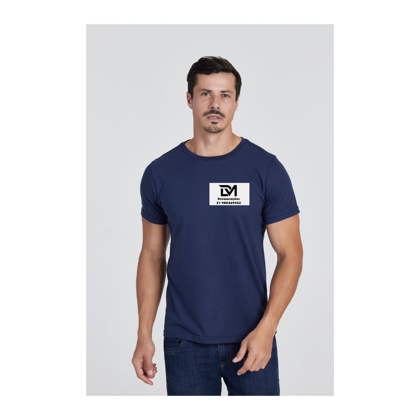 Camiseta Básica Azul Marinho