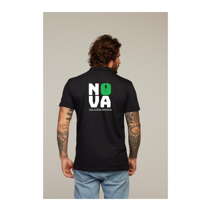 Camisa Polo Preta