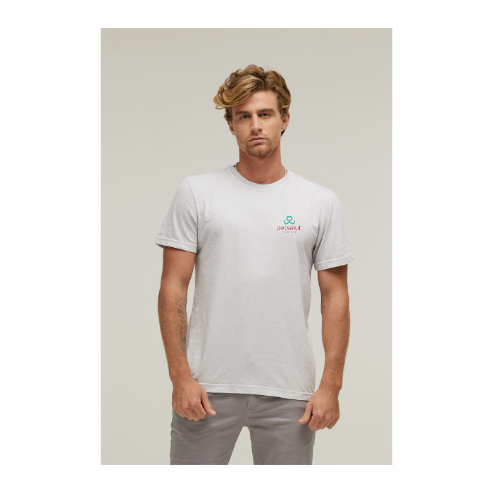 Camiseta Estonada Branco Gelo