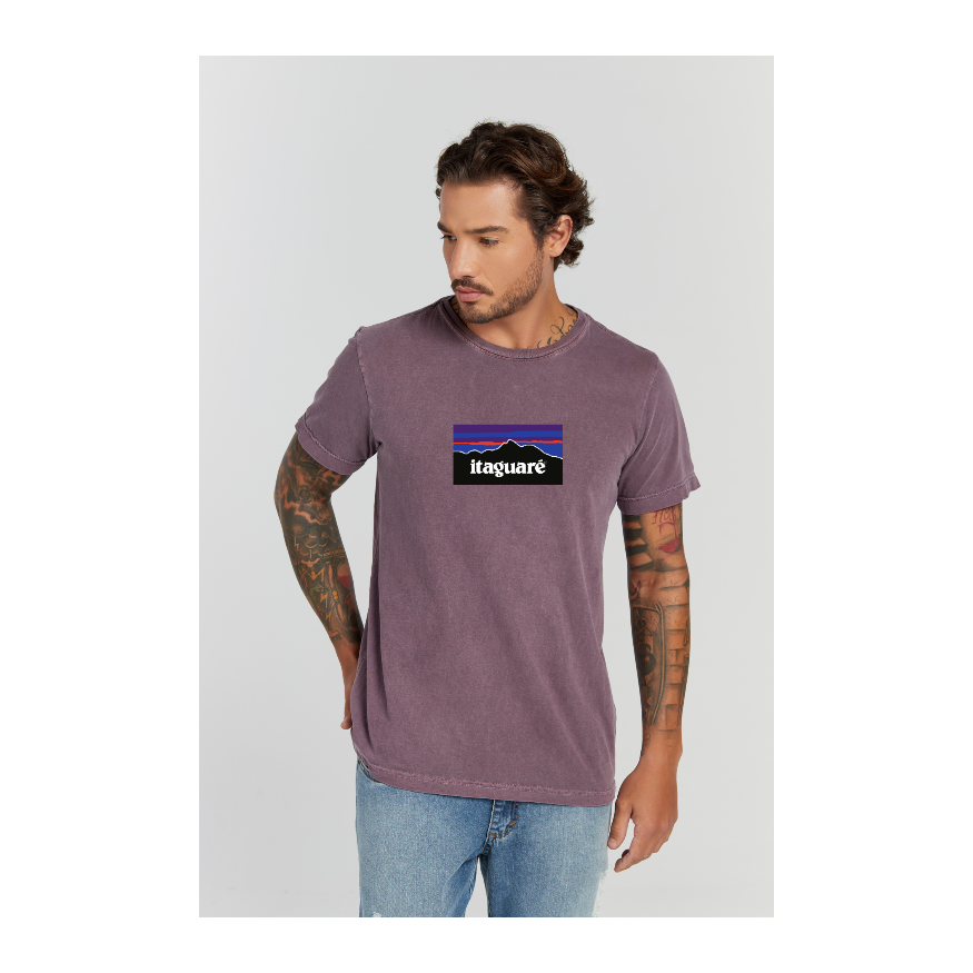 Camiseta Estonada Roxo