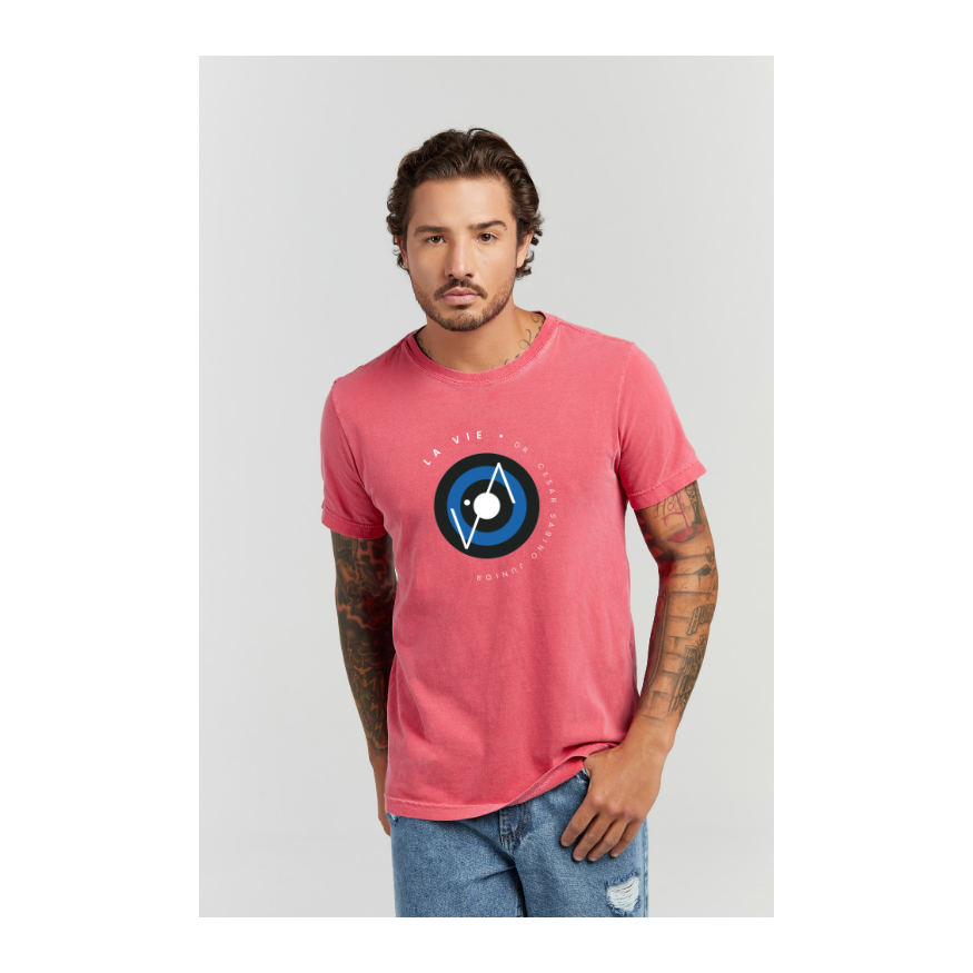 Camiseta Estonada Vermelho