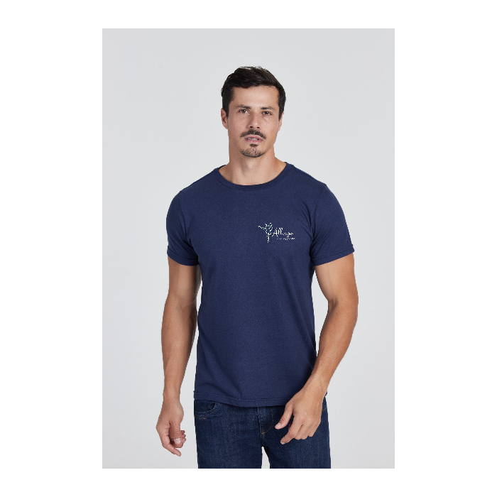 Camiseta Básica Azul Marinho