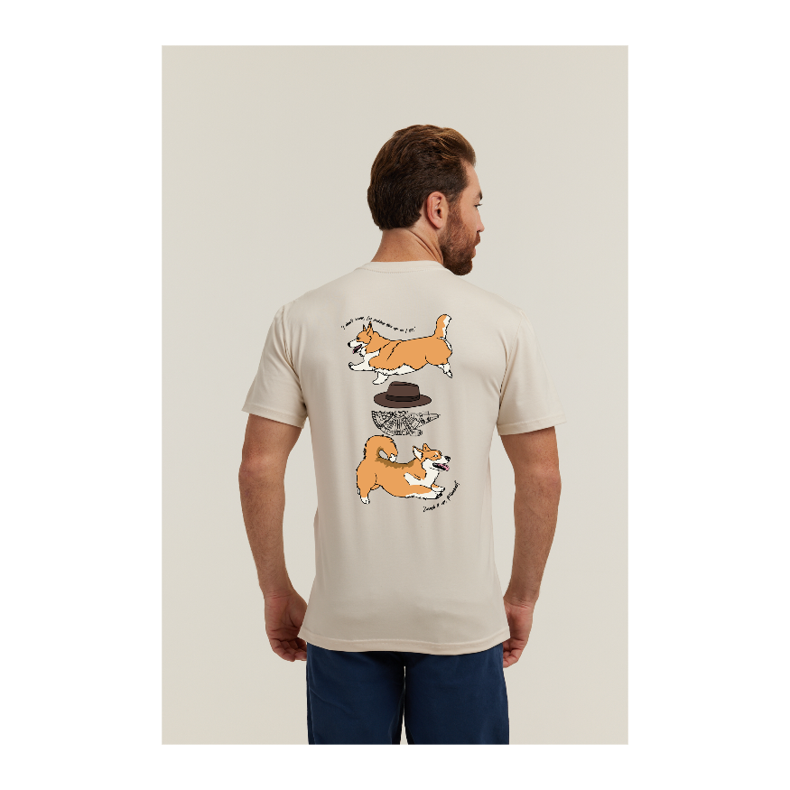Camiseta Pima Areia