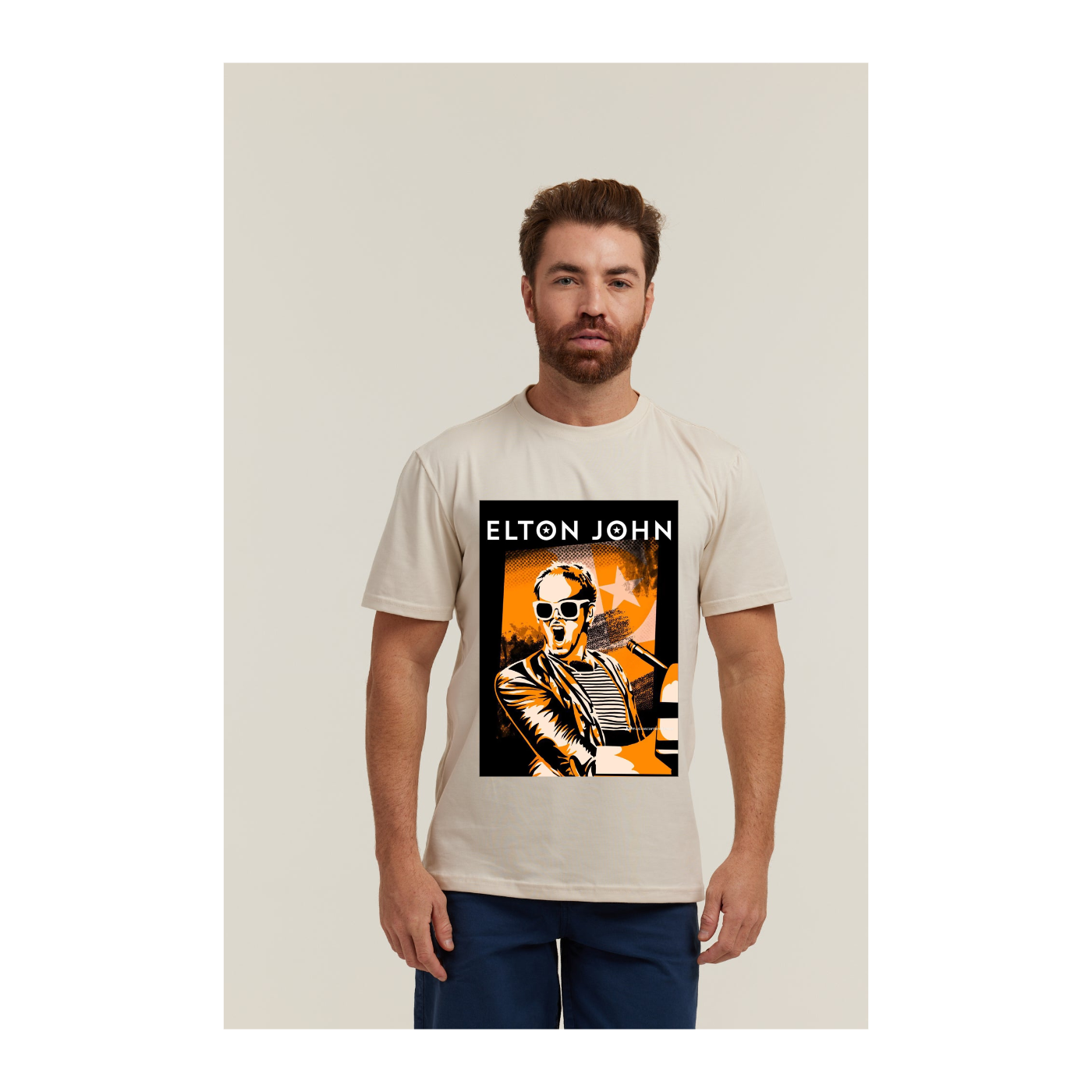Camiseta Pima Areia