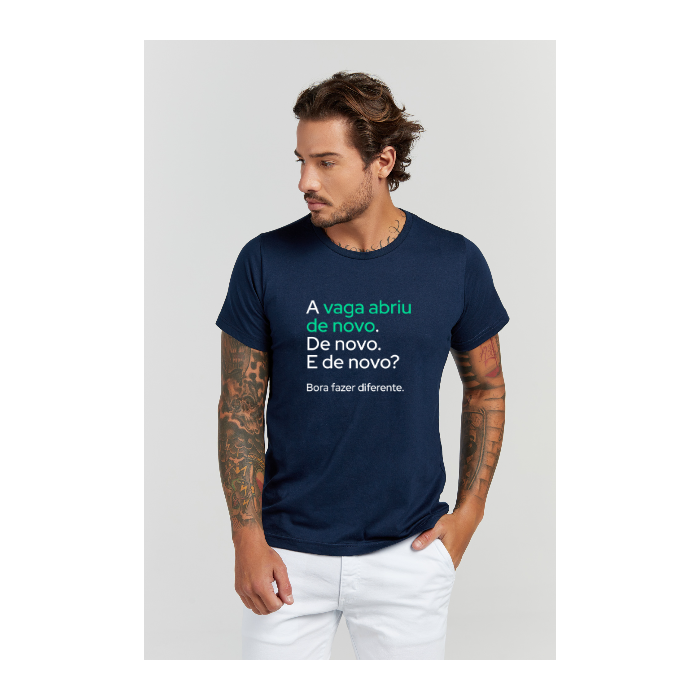 Camiseta Premium Azul Marinho