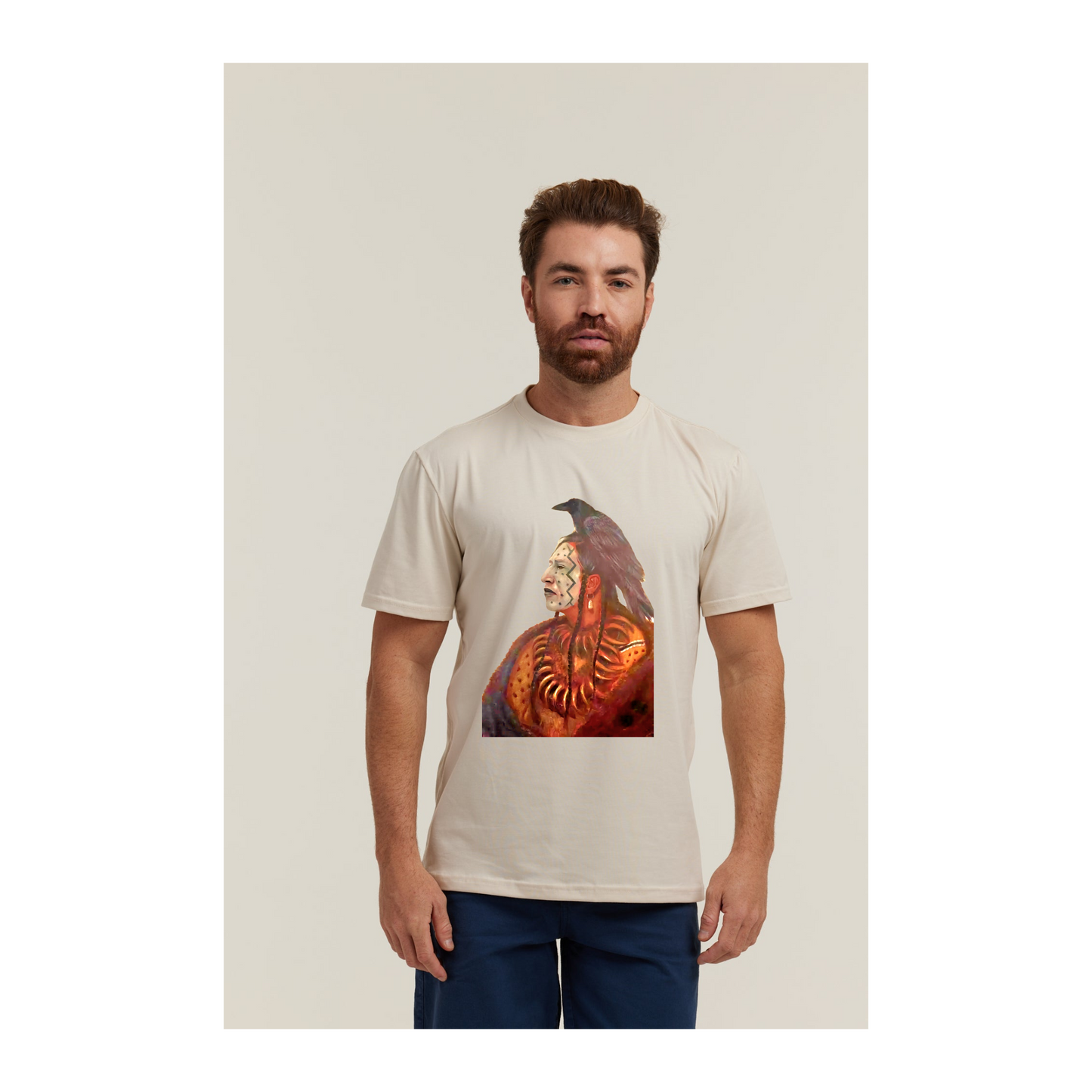 Camiseta Pima Areia