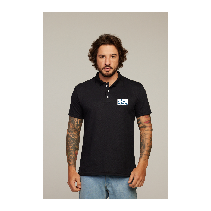 Camisa Polo Preta