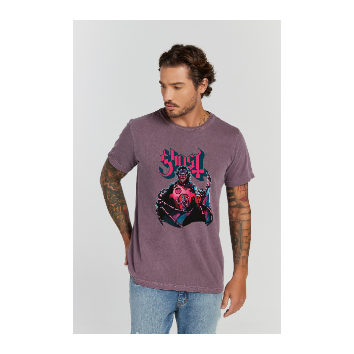 Camiseta Estonada Roxo