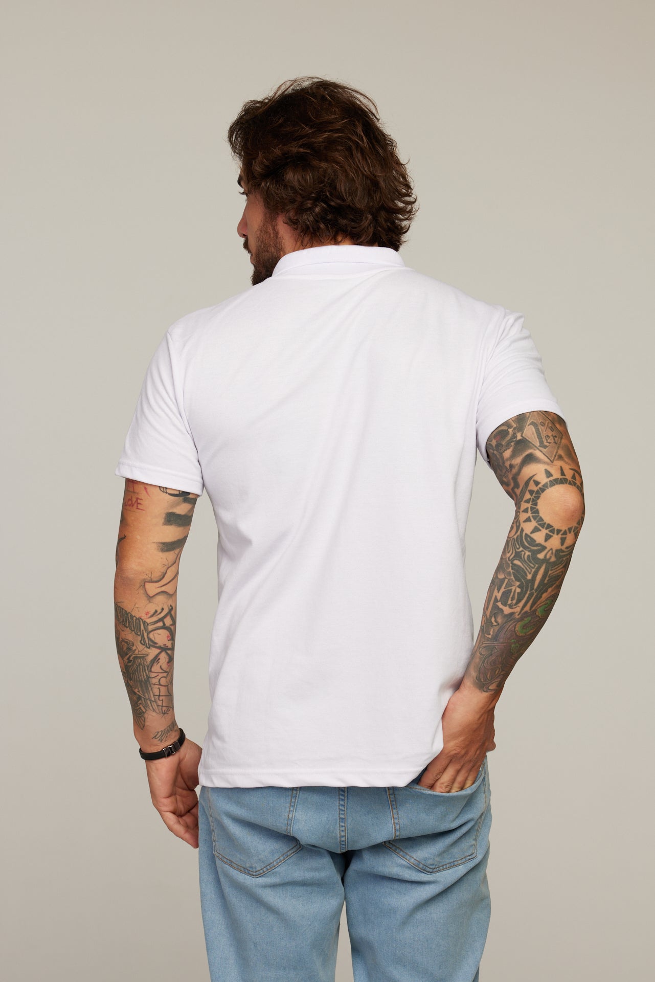 Camisa Polo Branca