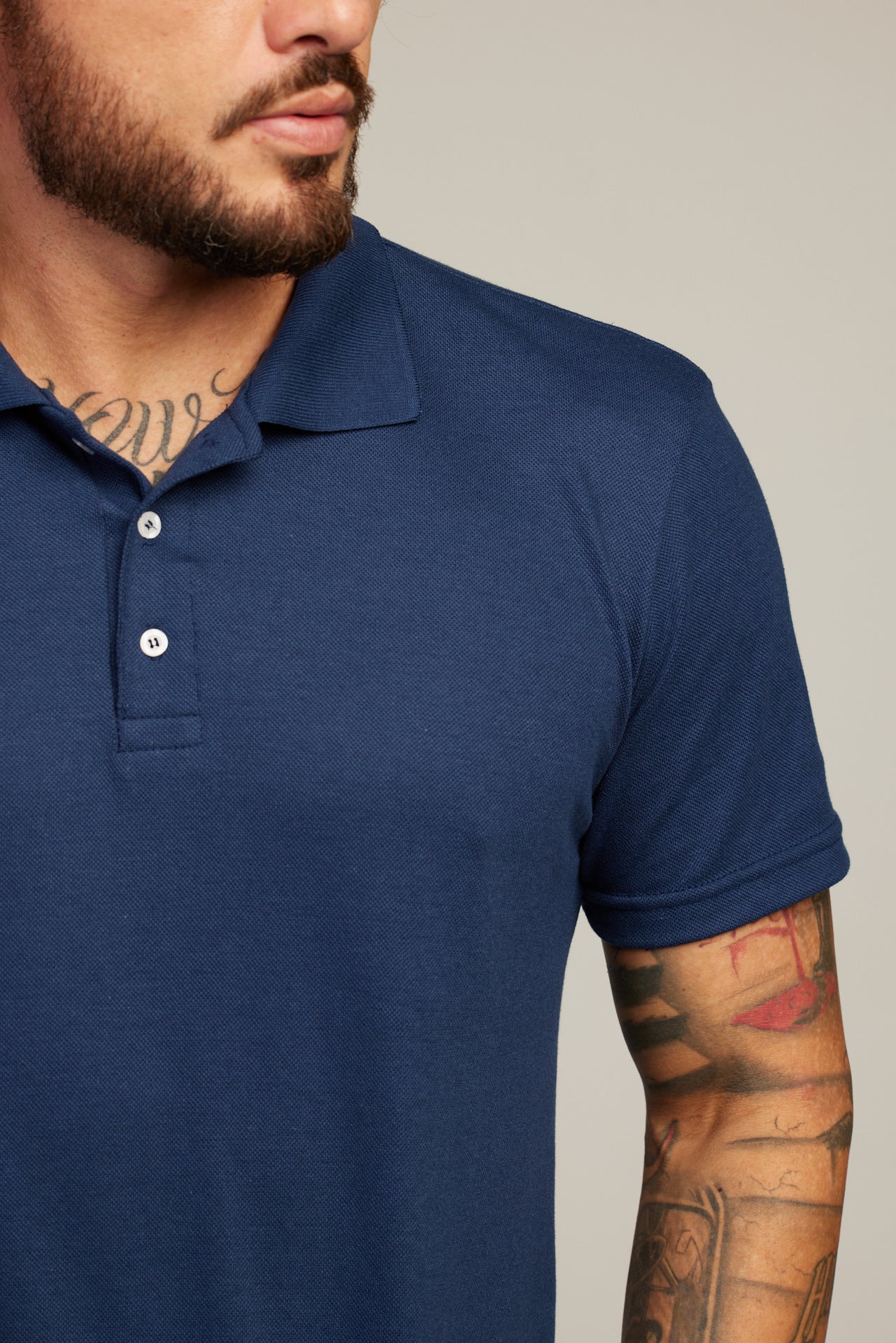 Camisa Polo Azul Marinho