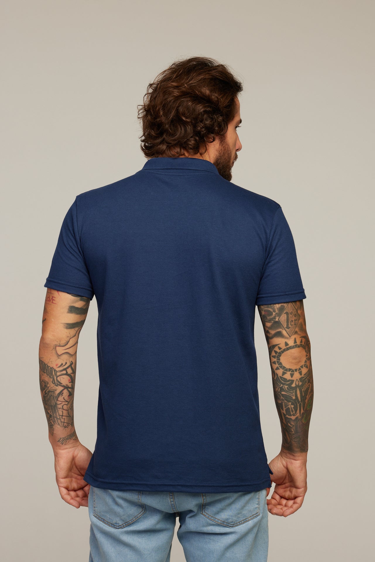 Camisa Polo Azul Marinho