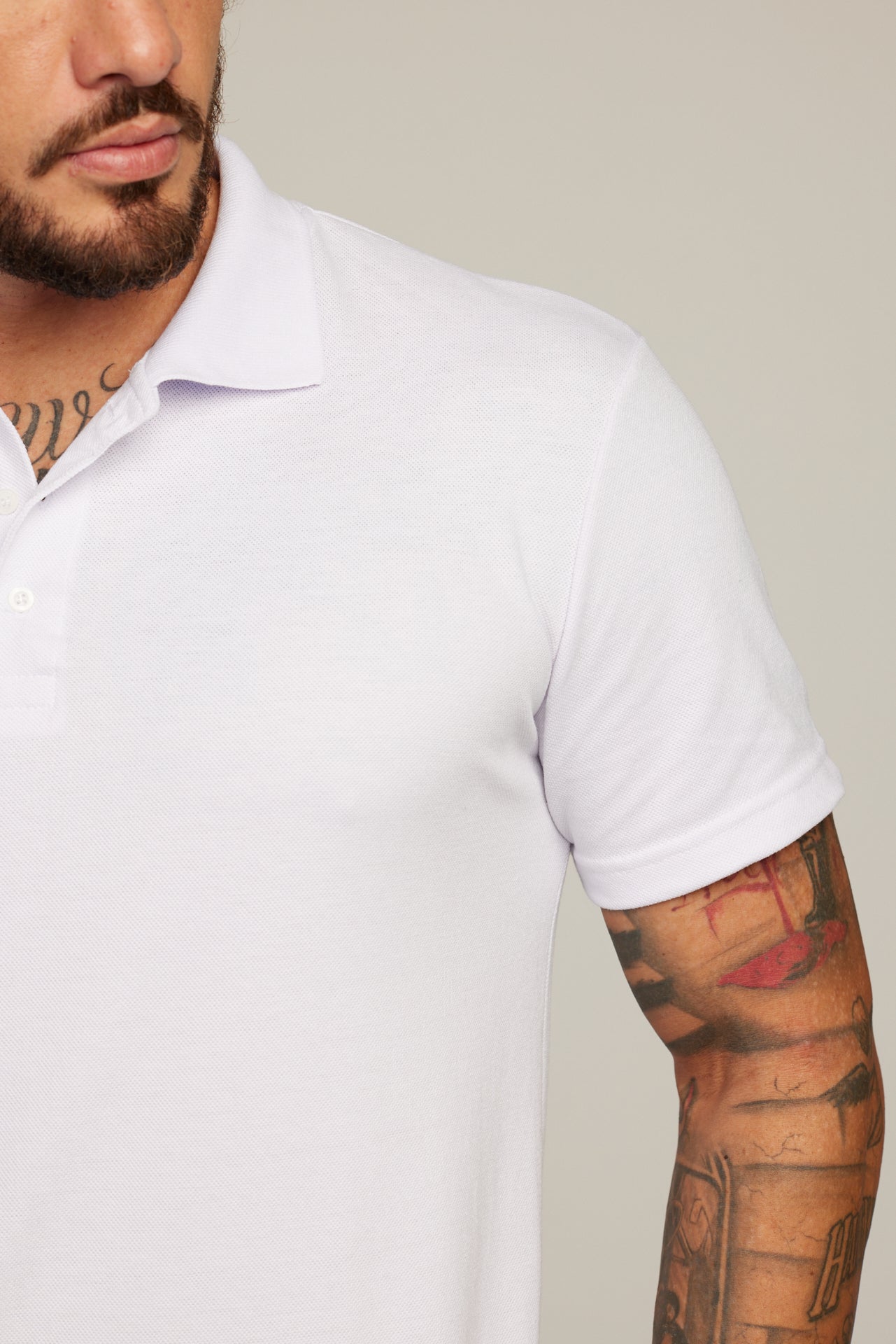 Camisa Polo Branca