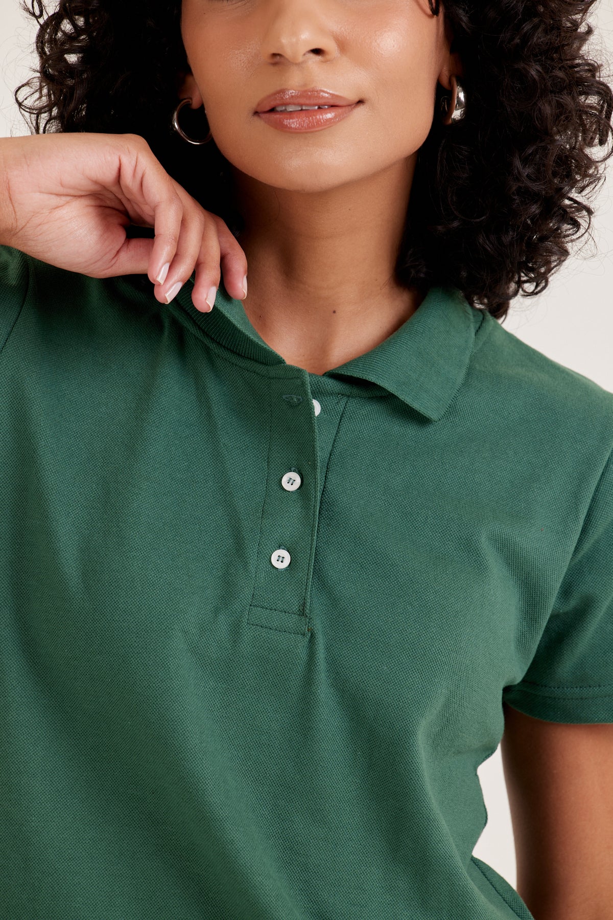 Camisa Polo Piquet Feminina