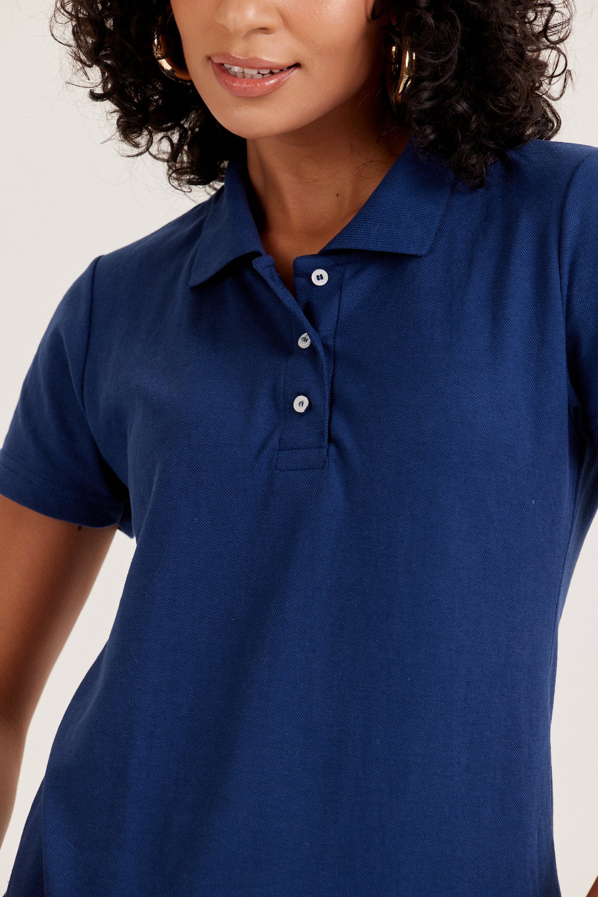 Camisa Polo Piquet Feminina