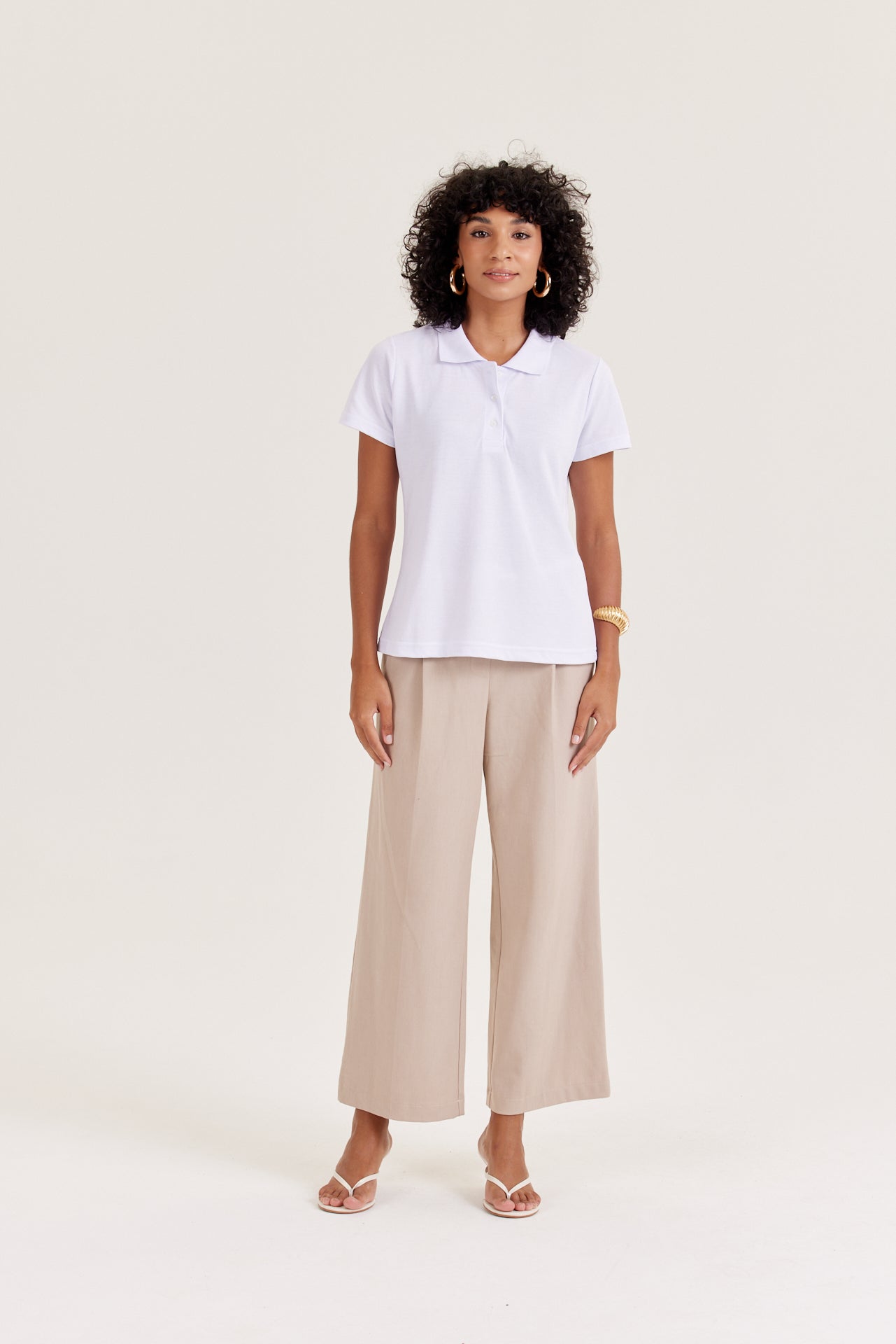 Camisa Polo Piquet Feminina