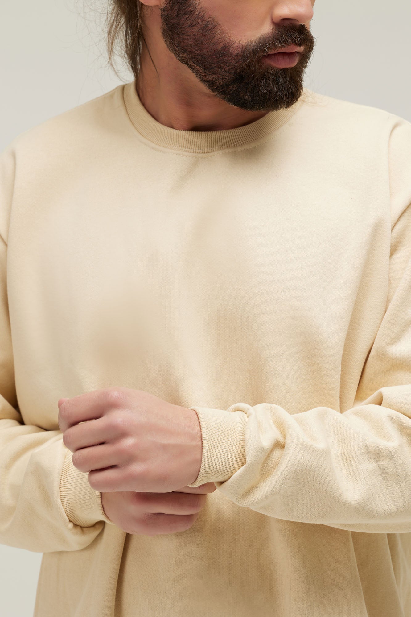 Moletom Blusão Areia