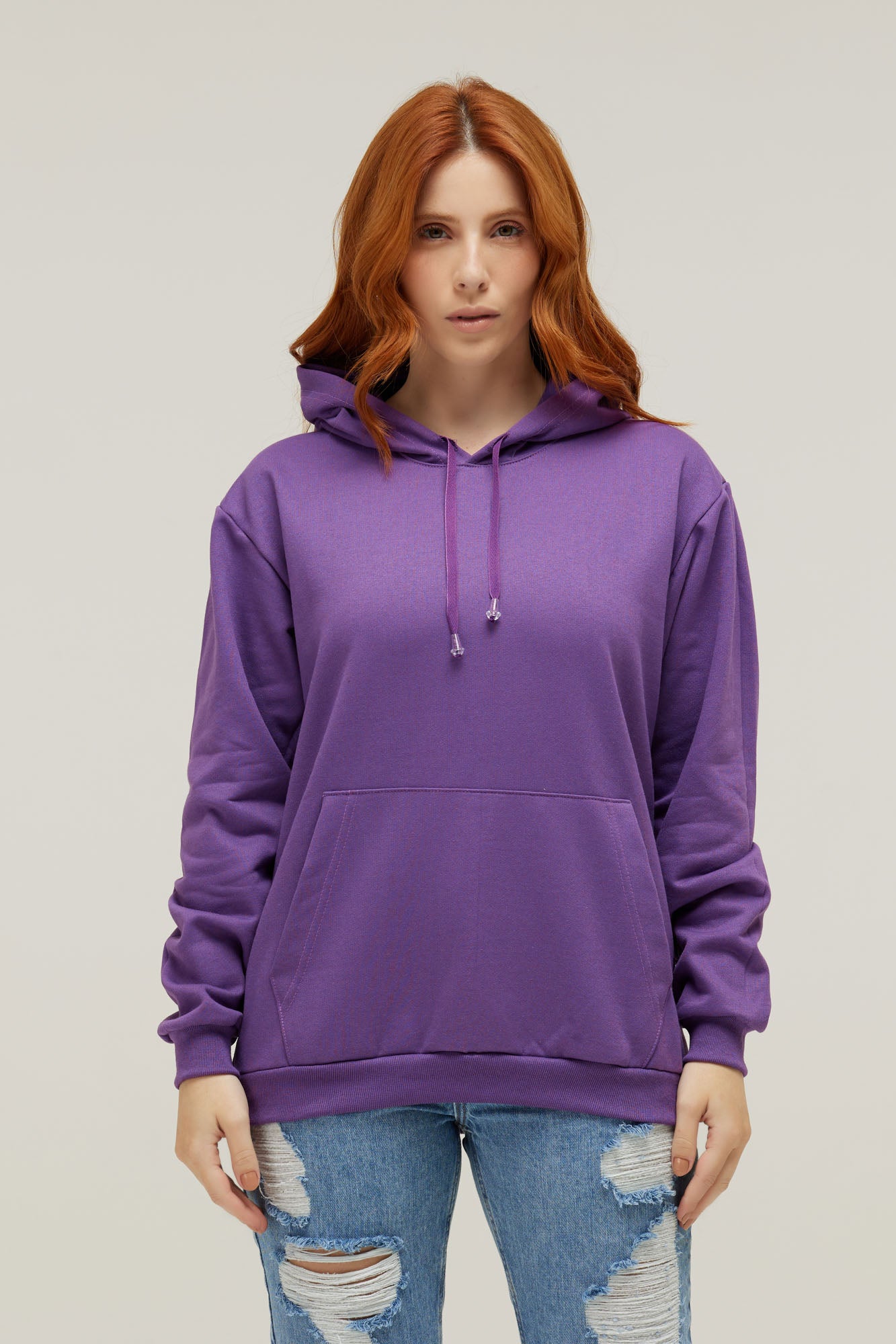 Moletom Canguru Roxo