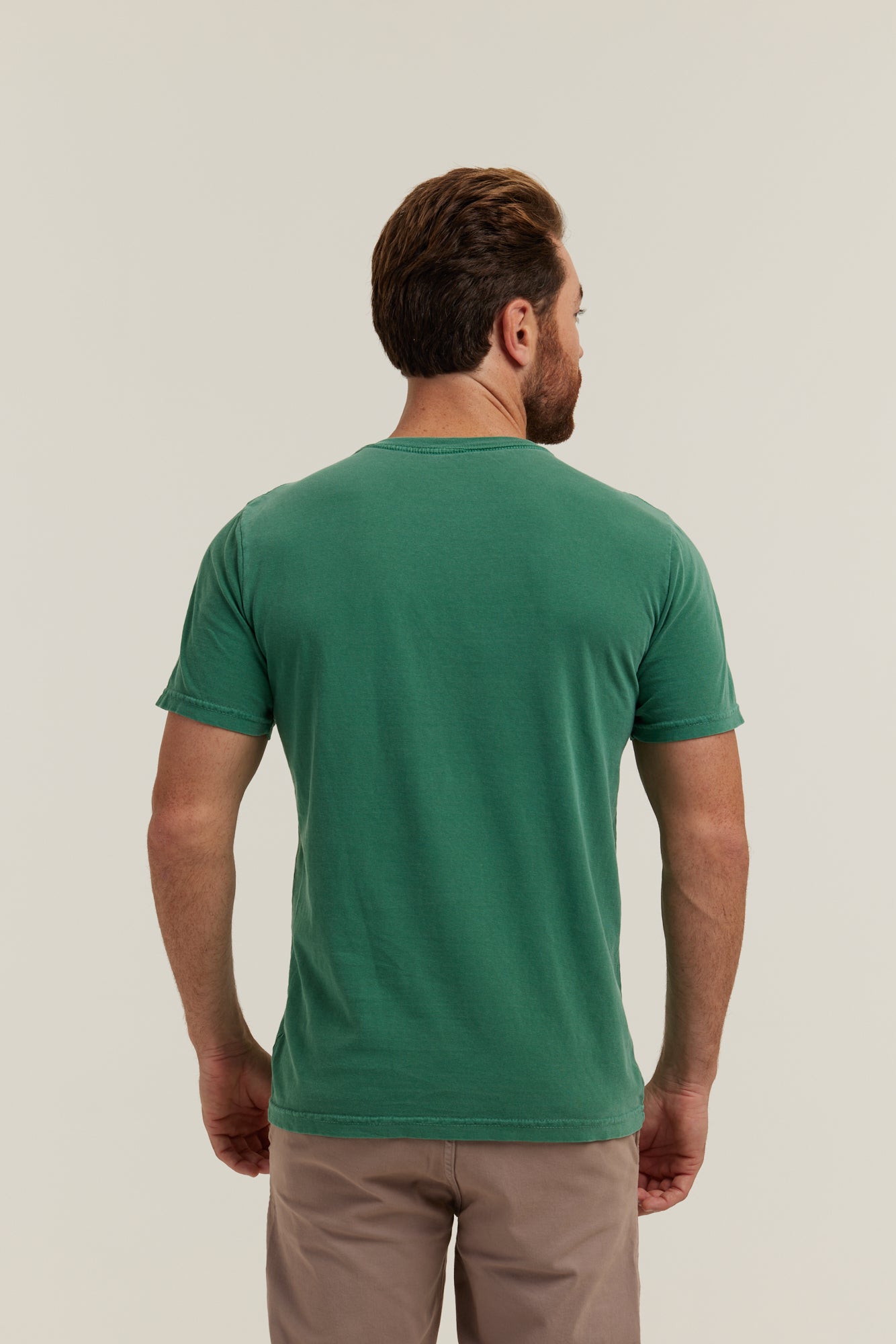 Camiseta Estonada Verde Musgo