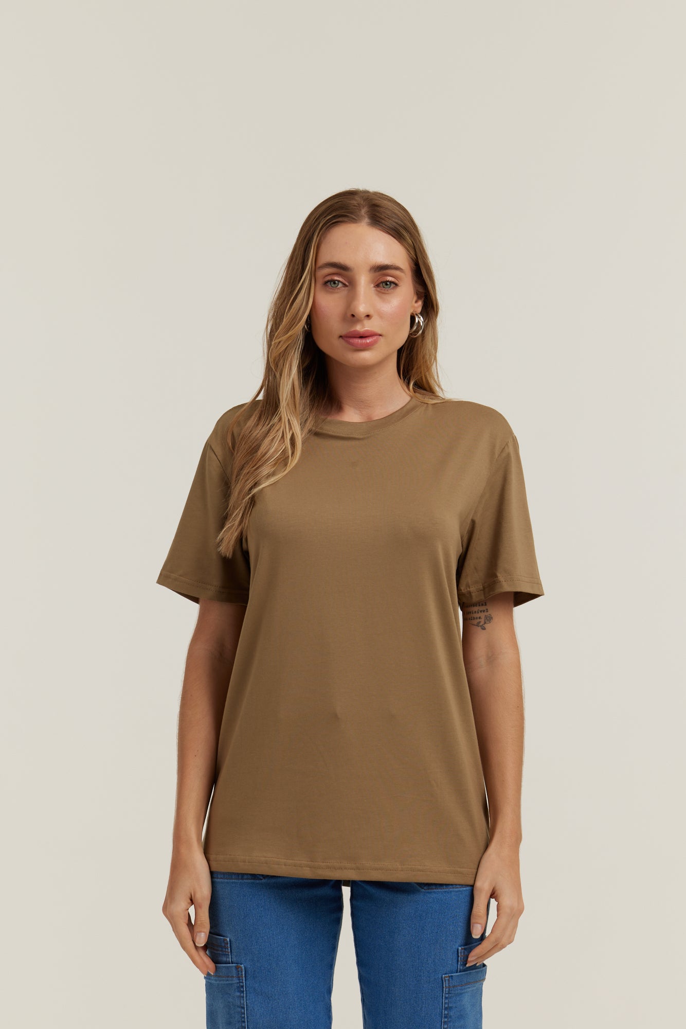 Camiseta Pima Verde Militar
